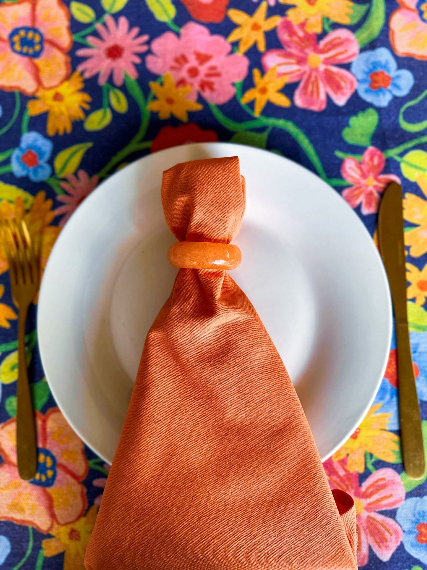 Coral Orange Napkin